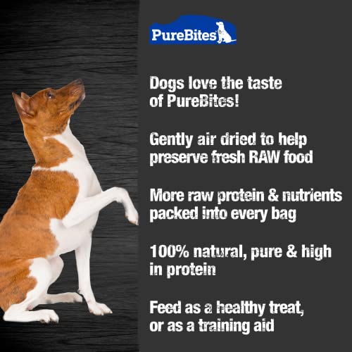  PureBites Gently Air Dried Cod Skin Jerky Dog Treats 137g | 1 Ingredient | Made In Canada
