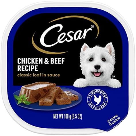  CESAR WHOLESOME BOWLS Adult Soft Wet Dog Food Toppers Beef, Chicken, Purple Potatoes & Carrots Recipe, (10) 3 Oz. Bowls
