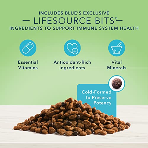  Blue Buffalo True Solutions Perfect Skin & Coat Natural Adult Dry Dog Food, Salmon 4-lb