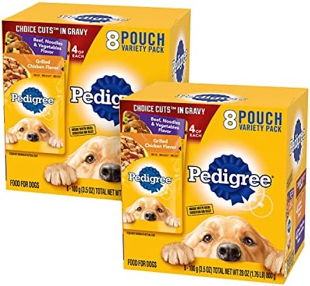 Pedigree Choice Cuts In Gravy Adult Wet Dog Food Variety Packs, 3.5 Ounce - 18 Count (Pack Of 2)