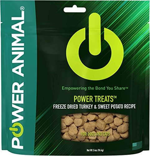  POWER Animal Power Treats - Freeze Dried Dog Treats And Cat Treats - Premium Quality Ingredients, Real Meat First Ingredient, All Natural, Humanely Sourced, Made In The USA