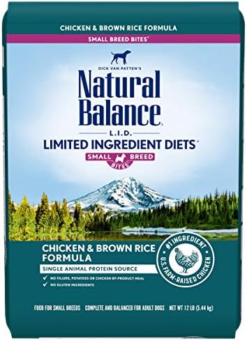  Natural Balance Limited Ingredient Small-Breed Adult Dry Dog Food With Healthy Grains, Lamb & Brown Rice Recipe, 12 Pound (Pack Of 1)