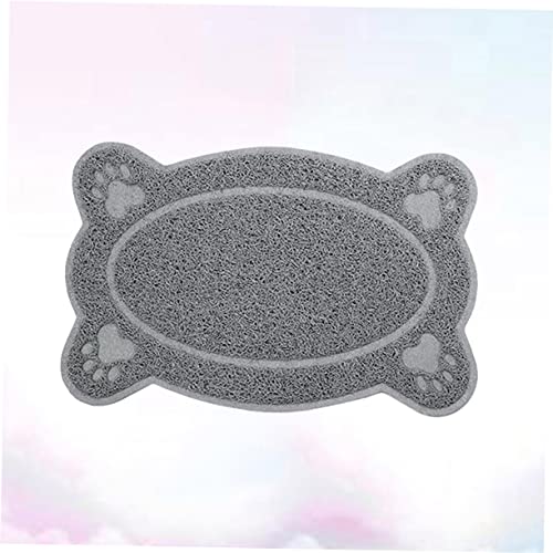  Mipcase 3pcs Silicone Desk Mat Cat Litter Rug Non Skid Rug Dog Feeding Mat Dog Placemat Litter Mat Dog Feeding Tablemat Silicone Pets Cute Pets Cat Food For Pets Table Mat Cat Mat Bowl Mat