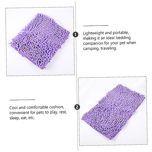  Mipcase 3pcs Pad- Bed Microfiber Hamster Accessorie Random Hideout - Rabbit Cushion Supplies Sleeping Small Chenille Animal Pig Dog Fleece Pad Pet Chinchilla Color Warm Warming Cage Water