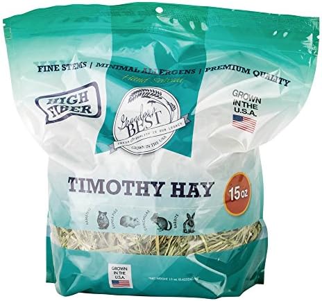  Grandpa's Best Timothy Hay Mini Bale, 10 Lbs (Packaging May Vary),Brown