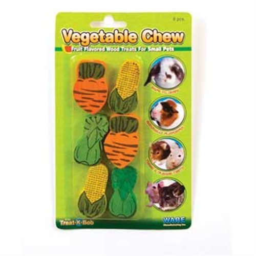  Ware Manufacturing Wood Vegetable Small Pet Chews (4 Pack)