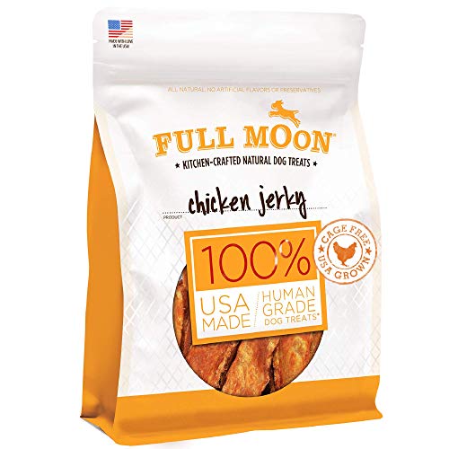  Full Moon Chicken Jerky Healthy All Natural Dog Treats Human Grade Made In USA Grain Free 24 Oz