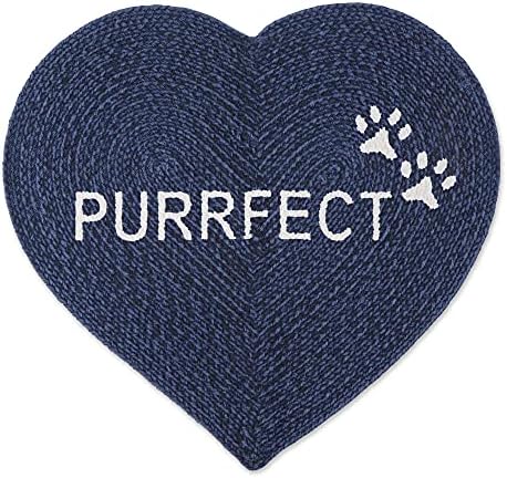  Bone Dry DII Braided Pet Mat Collection 100% Cotton, Bone Shape, Black/White Buffalo Check
