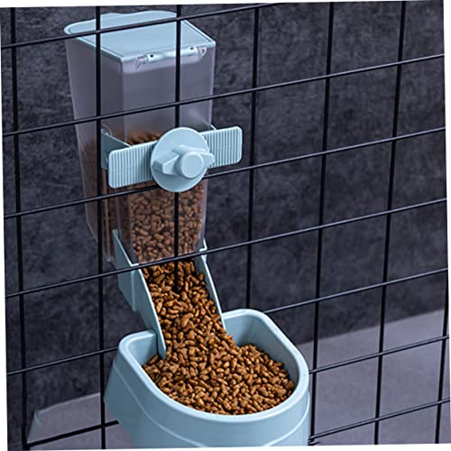  Hamster Accessories Cat Food Dispenser Cat Food Dispenser 2pcs Automatic Feeder Dog Automatic Feeder Pet Plastic Sky-Blue Food Bowl Hamster Food Hamster Food