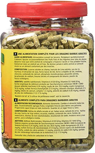  Zoo Med Natural Adult Bearded Dragon Food 10 Oz - Pack Of 12