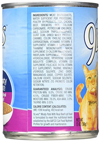  J.M Smucker Company-Big Heart 799388 13oz 9 Lives Beef Dinner