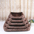  Stripes Pet Bed Simple Cute Keep Warm Pet House For Small And Medium Dog And Cat Pet Supplies Accessories