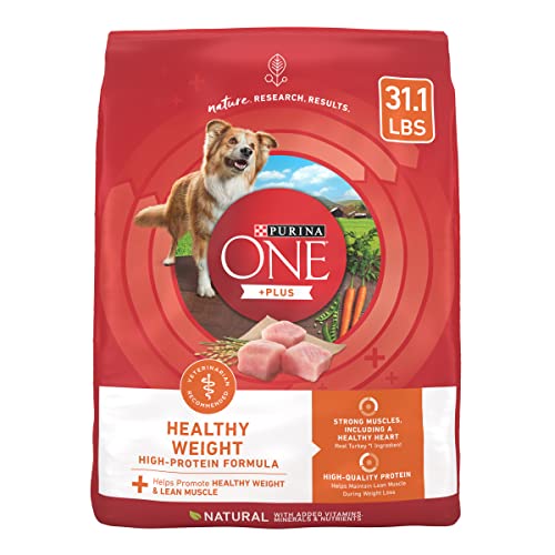  Purina ONE Plus Healthy Weight High-Protein Dog Food Dry Formula - 31.1 Lb. Bag