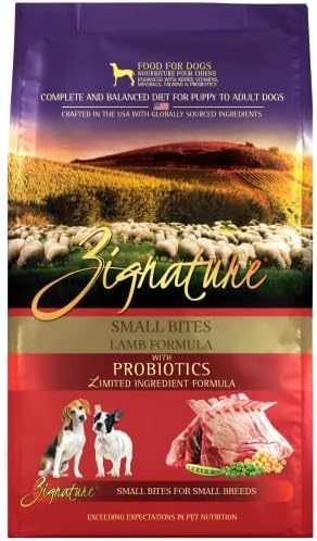  Zignature Trout & Salmon Limited Ingredient Formula Dry Dog Food Small Bites 4lb