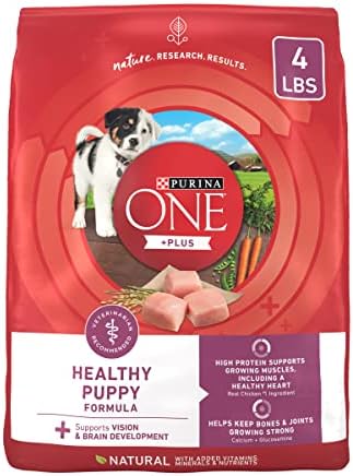  Purina ONE Plus Healthy Puppy Formula High Protein Natural Dry Puppy Food With Added Vitamins, Minerals And Nutrients - 31.1 Lb. Bag