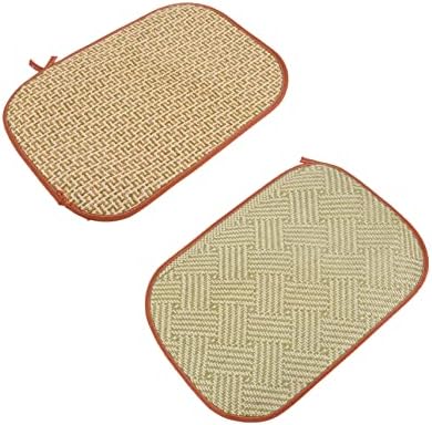  Iplusmile 4 Pcs Rabbit Mat Small Dog Chew Toys Chinchilla Bedding Toys For Kittens Rabbit Bed Cat Summer Mat Pet Bedding Cooling Grass Mat Cool Bed Manual Grass And Vines Chew Toys