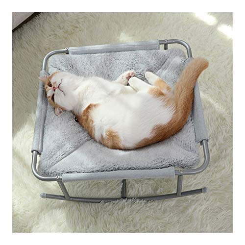  YangYan Pet Hammock Cats Beds Indoor Cat House Mat For Warm Small Dogs Bed Kitten Lounger Cute Removable Sleeping Mats Products (Color : Mat Pink)