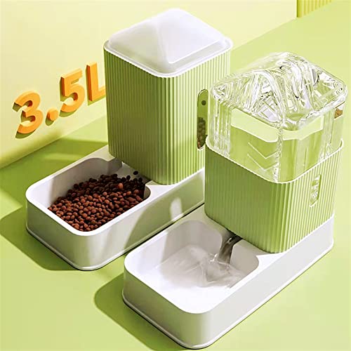  AACARB Cat Water Dispenser, 3.5L Dog Automatic Feeders Plastic Water Bottle Cat Bowl Feeding And Drinking Dog Water Dispenser Pet Feeding Bowl Pet Supplies
