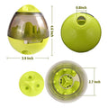  Eileen&Elisa Dog & Cat Toy Pet Food Container Dog Slow Feeder Bowl Cat Puzzle Dispenser, Small Interactive Collapsible Stimulating Play Toy, Adjustable Treats Eat Canister, Funny Maze Gym Ball