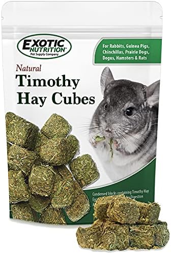  Timothy Hay Cubes 12 Lb - 100% All Natural, High Fiber, Sun Cured Timothy Grass Food & Treat - Rabbits, Guinea Pigs, Chinchillas, Degus, Prairie Dogs, Tortoises, Hamsters, Gerbils, Rats & Small Pets…