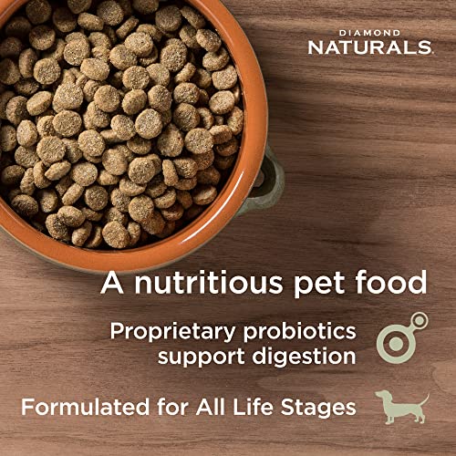  DIAMOND NATURALS Skin & Coat Real Meat Recipe Dry Dog Food With Wild Caught Salmon 15lb (9422_15_DND)
