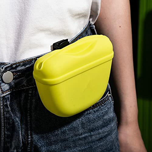  JOZZY Dog Bowls Dogs Training Treat Bag Outdoor Detachable Pet Food Snack Waist Bag Dog Sided Bag Puppy Feeding Supplies (Color : D)