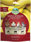  Oxbow (12 Pack) Simple Rewards Treats - Small Animals Banana 1 Oz