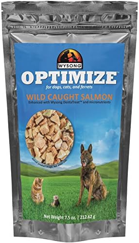  Wysong Optimize Wild Caught Salmon For Dogs, Cats & Ferret,7.5 Ounce (Pack Of 1)