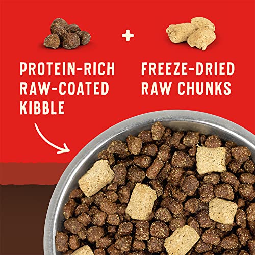  Stella & Chewy's Wild Red Dry Dog Food Raw Blend High Protein Grain & Legume Free Red Meat Recipe, 3.5 Lb. Bag