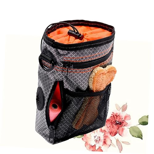  Mipcase Pet Treat Dispenser Container For Dog Food Containers For Food Wrist Trainer Travel Snack Container Travel Tote Bag Dog Snack Storage Bag Dog Food Carrier Pet Food Bag Tool Walker