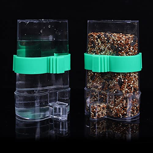  Pet Bird Feeder Waterer With Clip Pet Dispenser Bottle Drinking Fountains Feeding Bowls For Pet Parrot Pigeon Bowl