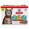  Hill's Science Diet Adult Wet Cat Food Pouches, Variety Pack, 12-Pack