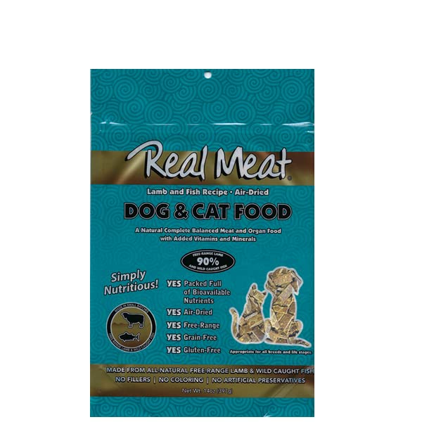  TRMC Real Meat Grain Free All Natural Dog & Cat Foods (Lamb & Fish, 14oz)