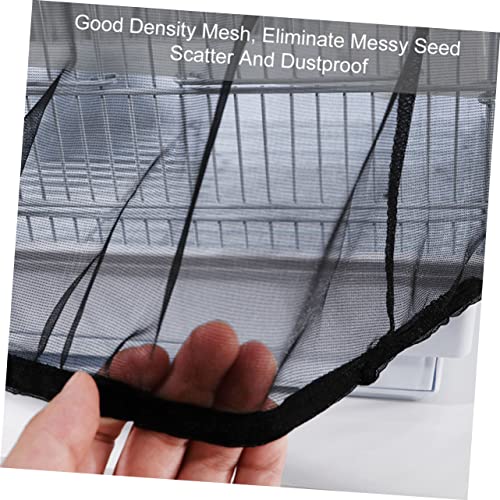  Bird Cages For Parrots Bird Cage Adjustable Bird Cage Net Cage Net Cover Pet Gauze Protective Cover Black Catcher Guard Net Bird Cage Accessory The Birdcage
