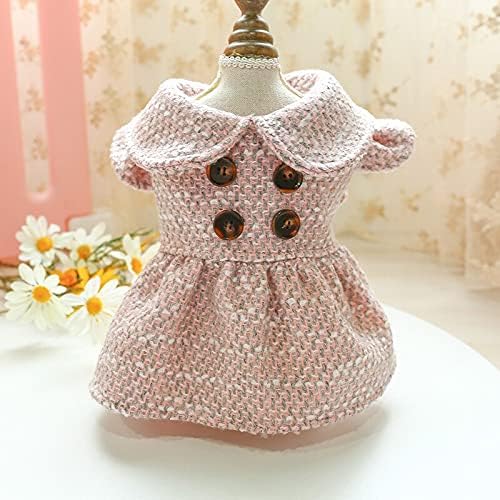  Sweet Print Pet Dog Princess Dress Suitable For Small Dogs Spring And Winter Puppy Dress Yorkie Dress Pet Clothing A1 XL