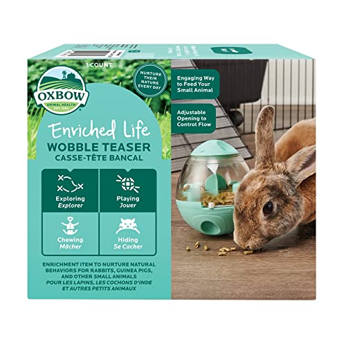  Oxbow Enriched Life Wobble Teaser Food & Treat Dispenser For Guinea Pig, Medium