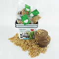  Priscillas Kitty Cat Pet Grass Seed Refill Pack And 100% Organic Soil Pods (Barley, Oats, Wheat And Rye) Over 3 Oz.