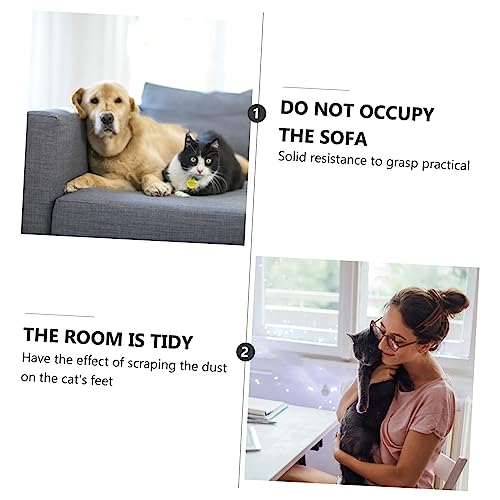  POPETPOP Cat Litter Mat 1pc Pet Cat Litter Mat Large Heating Pad Litter Pad Dog Food Feeding Mat PVC Chocolate Feeder Four Seasons Cat Sleeping Pad