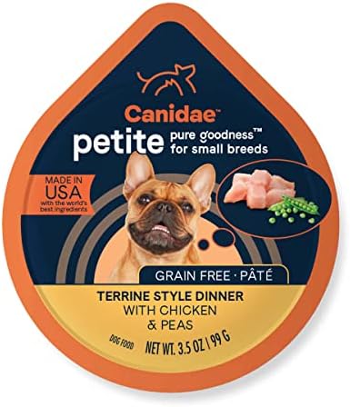  Canidae Pure Petite Premium Freeze-Dried Raw Coated Dog Food For Small Breeds, Real Salmon Recipe, 4 Lbs, Grain Free