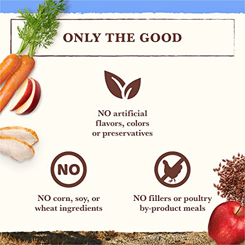  Whole Earth Farms Grain Free Recipe Dry Dog Food, Chicken & Turkey, 25-Pound