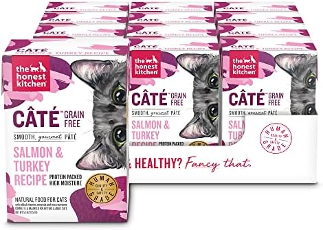  The Honest Kitchen Câté™ Grain Free Turkey Pâté Wet Cat Food, 5.5 Oz (Pack Of 12)