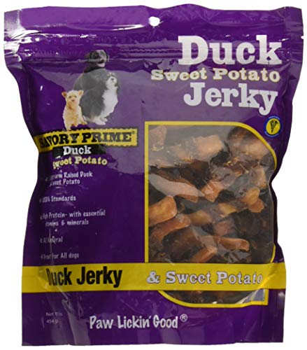 Savory Prime Natural Jerky Treats Sweet Potato & Duck, 1ea/16 Oz