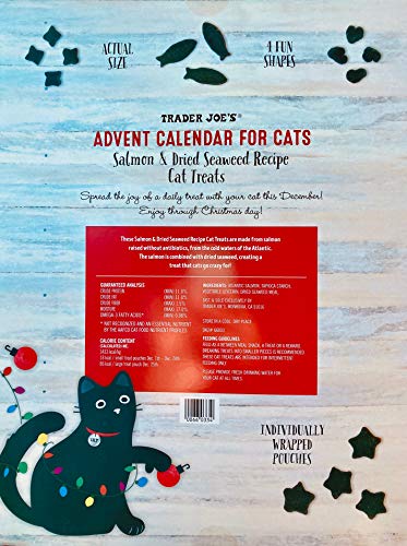  Trader Joe's Advent Calendar For Cats - Salmon And Dried, No Color, Size No Size
