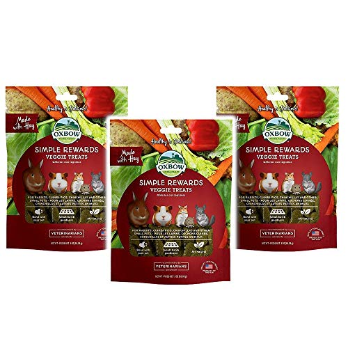  Oxbow Simple Rewards Veggie Treats For Rabbits, Guinea Pigs, Hamsters And Other Small Pets
