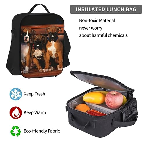  Puppies Dogs Pets Animals Backpack Set 3pcs With Lunch Bag Pencil Case Travel Daypack Lunch Bag Pencil Pouch Combination