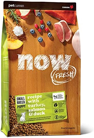  Now Fresh Grain Free Small Breed Dog Food, 3.5 Lb - Dry Puppy Food Recipe - Healthy Diet With Probiotics & Real Meat And Fish For Protein