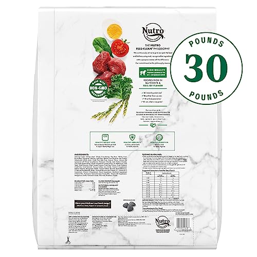 NUTRO NATURAL CHOICE Healthy Weight Adult Dry Dog Food, Lamb & Brown Rice Recipe Dog Kibble, 30 Lb. Bag