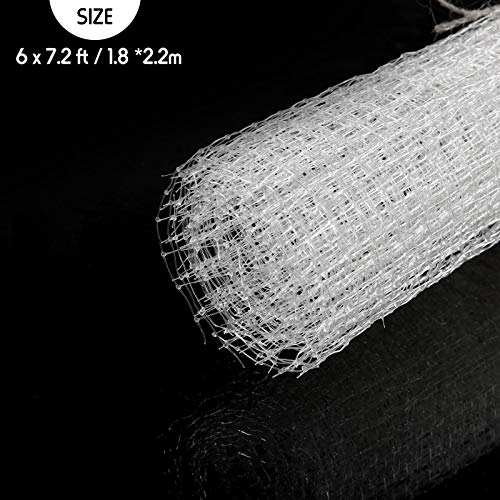  6 X 7.2 Ft Aquarium Screen Net Clear Mesh Netting DIY Fish Tank Mesh Screen Net Air Screen Net Fish Tank Replacement Net For Aquarium Fish Tank Covering