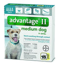  Bayer Animal Health Advantage II Medium Dog 4 Pack