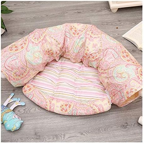  YangYan Cat Bed Tunnel Collapsible Removeable Cat Tunnel Tube Pet Interactive Play Toys With Plush Balls For Cat Puppy (Color : Gold)